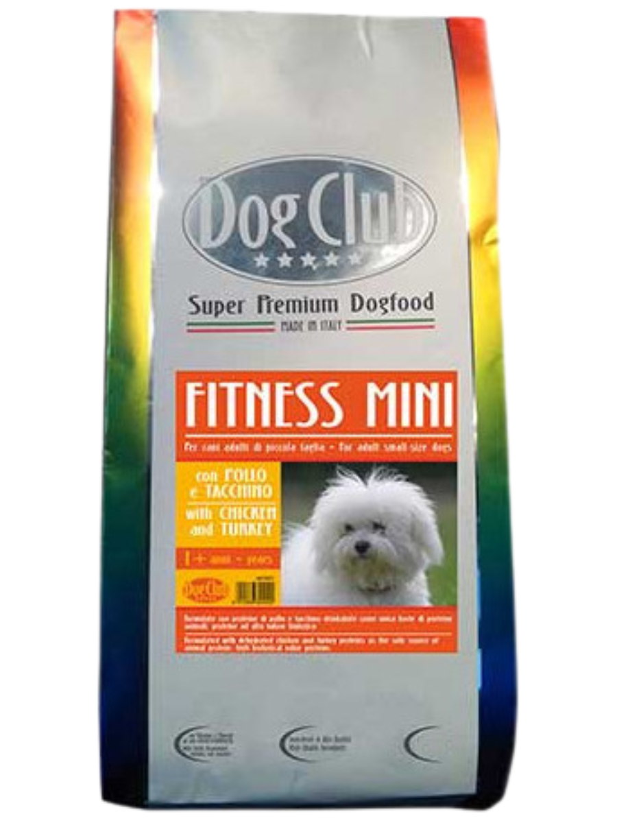 Сухой корм Dog Club Fitness Mini для собак малых и миниатюрных пород с курицей, 2,5 кг